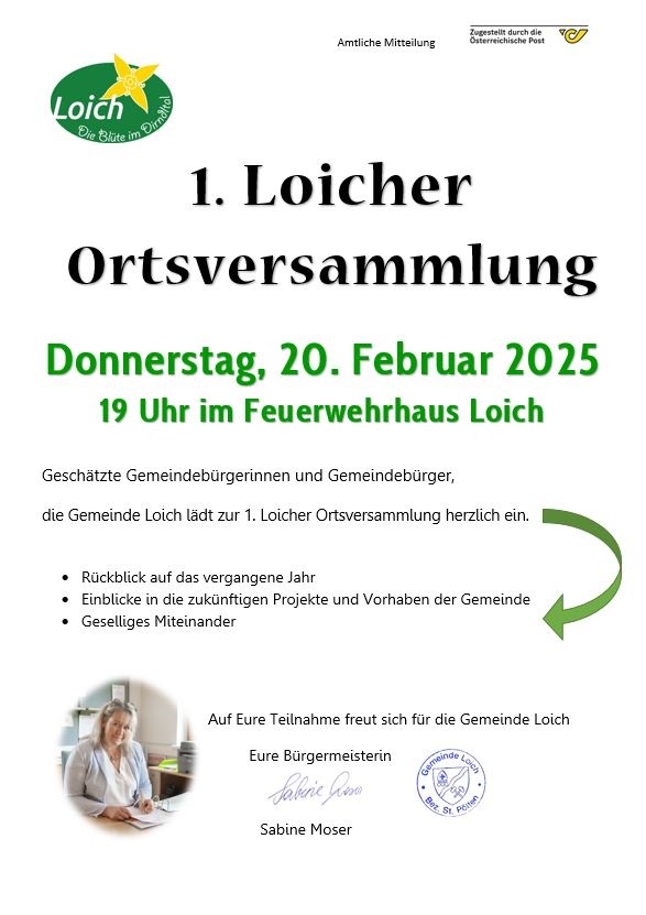 Ortsversammlung