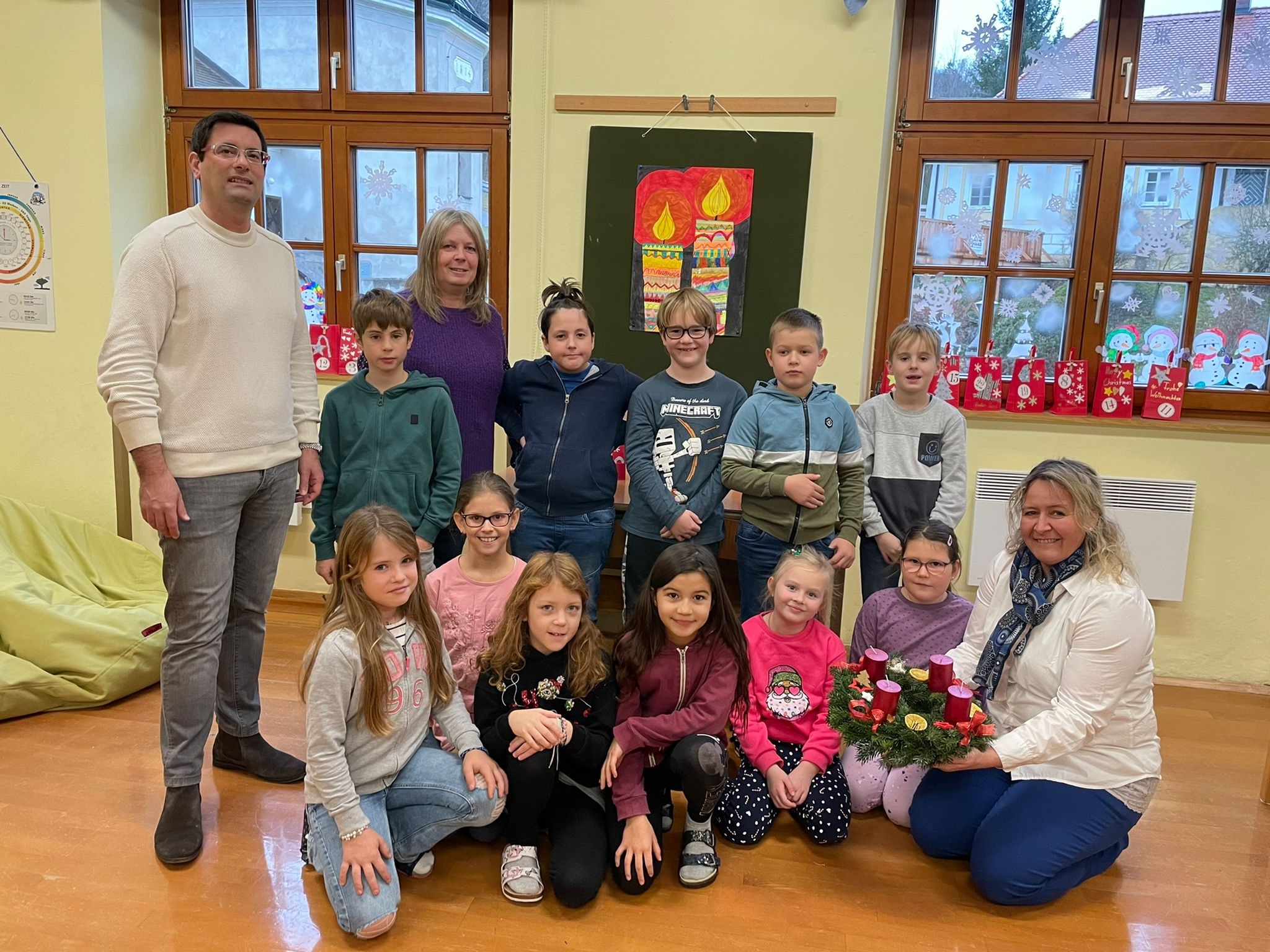 adventkranz schule