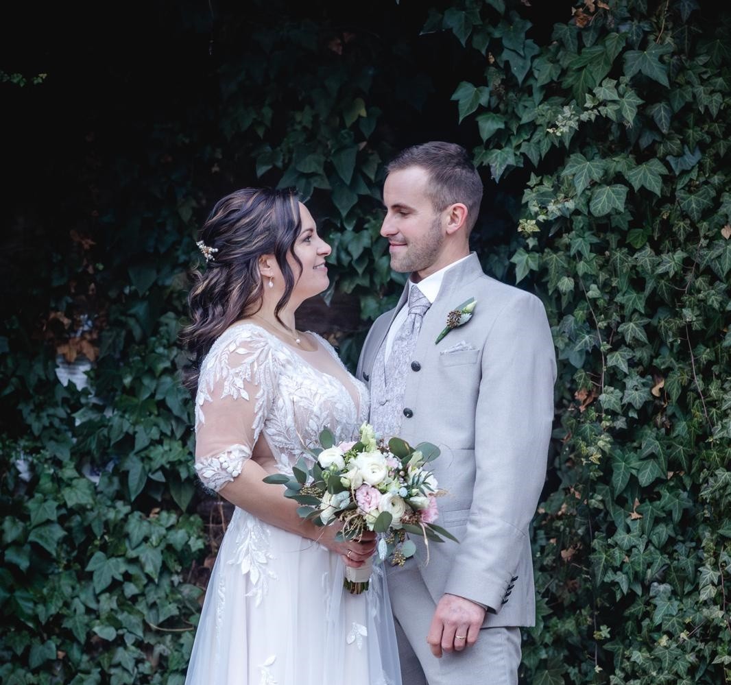 Ehepaar frisch verheiratet