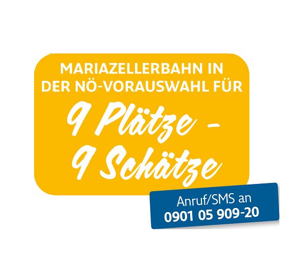 Mariazellerbahn ist in der NÖ- Vorauswahl